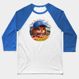 Chicago Dog and Baseball Baseball T-Shirt